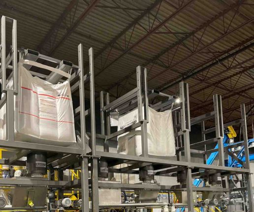 automated weighing dust control