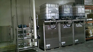 Liquid Dosing System with Totes